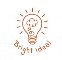 MERIT STAMP SELF-INKING - BRIGHT IDEA