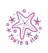 MERIT STAMP SELF-INKING - STARFISH