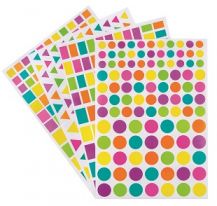 ADHESIVE ASSORTED STICKER SHAPES (4170)  ST190