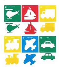 STENCIL JUMBO - TRANSPORT-SET OF 6