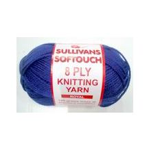 WOOL 8PLY ACRYLIC YARN BLUE