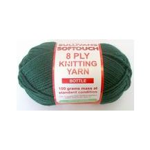 WOOL 8PLY ACRYLIC YARN DARK GREEN