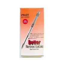 PEN RETRACTABLE BP-145 CLEAR MED RD