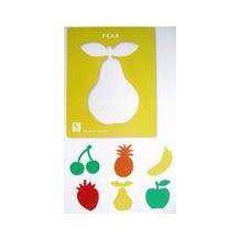 STENCIL - FRUIT set of 6