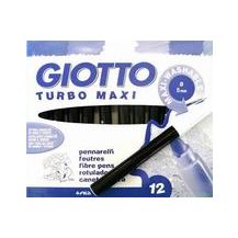 MARKER TURBO MAXI BLACK PACK OF 12 