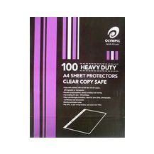 PROTECTOR SHEETS A4 HEAVY DUTY BOX OF 100