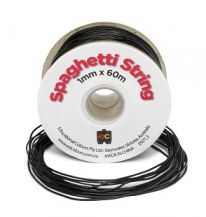 SPAGHETTI STRING x 60m BLACK