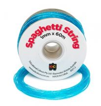 SPAGHETTI STRING X 60M GLITTER BLUE