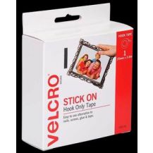 VELCRO®  BRAND STRIP - HOOK ONLY -WHITE