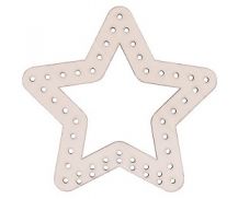 WOODEN WEAVING STAR - 10'S (WP208)