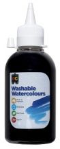 WASHABLE WATERCOLOURS 250ML - BLACK