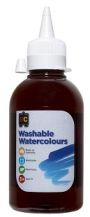 WASHABLE WATERCOLOURS 250ML - BROWN