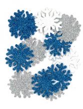 FOAM STICKERS SNOWFLAKE PACK 80