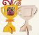 WOODEN TROPHY FRAME PACK OF 10